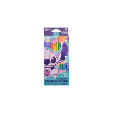 CoolPack Színes ceruza COOLPACK Lilo és Stitch háromszögletű  12 darabos pasztell dobozos színes ceruza