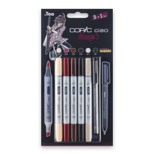 COPIC Ciao alkoholos marker készlet, Manga 5 - (5+1 db) filctoll, marker