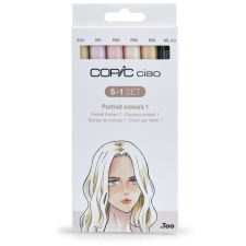 COPIC Ciao alkoholos marker készlet - Skin tones (5+1 db) filctoll, marker
