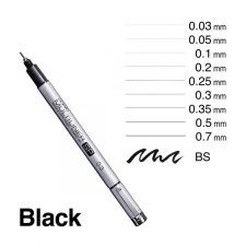 COPIC Multiliner SP Tűfilc - 0,1 mm - Fekete - újratölthető (1 db) filctoll, marker