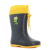 Coqui Rainy Collar Hero fekete gyerek gumicsizma Méret:29