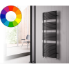 Cordivari Színes radiátor - Cordivari Brigitte 400x785 fekete design törölközőszárító. Rendelhető fekete piros kék sárga zöld barna lila narancs drapp színben
