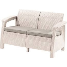  Corfu kanapé 2 személyes műrattan kerti bútor