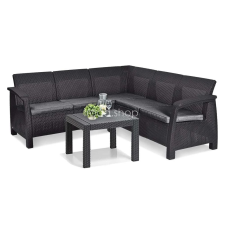  Corfu relax sarokgarnitúra rosario asztallal kerti bútor