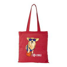 Corgi - Bevásárló táska piros v2 ajándéktárgy