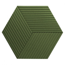 CORKBEE Stripe parafa green falpanel tapéta, díszléc és más dekoráció