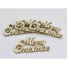 Corolla Exp-Imp. Kft Merry Christmas felirat 10cm 4db/csomag dekorációs kellék
