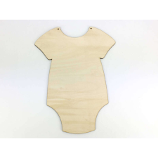 Corolla Exp-Imp. Kft Natúr fa - Bébi body rugdalózó 23x30cm dekorációs kellék