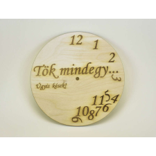 Corolla Exp-Imp. Kft Natúr fa - Gravírozott óralap 25cm dekorációs kellék