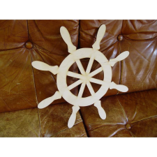 Corolla Exp-Imp. Kft Natúr fa - Hajókormány 42,5cm dekorációs kellék