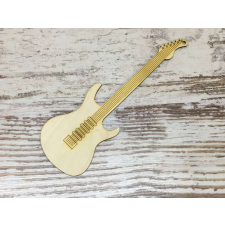 Corolla Exp-Imp. Kft Natúr fa - Húros gitár 24cm dekorációs kellék
