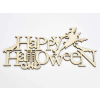 Corolla Exp-Imp. Kft Natúr fa - "Happy Halloween" felirat 20cm