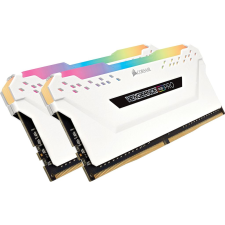 Corsair 16GB 3600MHz DDR4 RAM Corsair Vengeance RGB CL18 fehér (2x8GB) (CMW16GX4M2C3600C18W) (CMW16GX4M2C3600C18W) memória (ram)