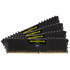 Corsair 32GB DDR4 2666MHz Kit(4x8GB) Vengeance LPX Black (CMK32GX4M4A2666C16) memória (ram)