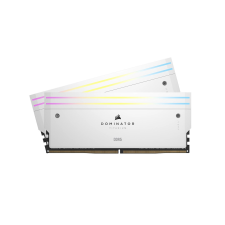 Corsair 64GB / 6600 Dominator Titanium RGB White (Intel XMP) DDR5 RAM KIT (2x32GB) (CMP64GX5M2X6600C32W) memória (ram)