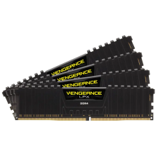 Corsair 64GB DDR4 2400MHz Kit(4x16GB) Vengeance LPX Black CMK64GX4M4A2400C14 memória (ram)