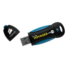 Corsair 64GB Voyager USB 3.0 Víz-, ütésálló pendrive - Fekete/kék pendrive