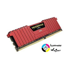 Corsair 8GB DDR4 2400MHz Vengeance LPX Red (CMK8GX4M1A2400C16R) memória (ram)