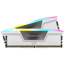 Corsair DDR5 6000MHz 32GB (2x16GB) XMP VENGEANCE RGB RAM, fehér memória (ram)