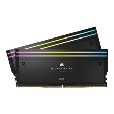 Corsair Dominator Titanium RGB - DDR5 - kit - 64 GB: 2 x 32 GB - DIMM 288-pin - 6400 MHz / PC5-51200 - unbuffered (CMP64GX5M2B6400C32) memória (ram)