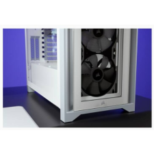 Corsair iCUE 4000X RGB Midi Tower White számítógép ház