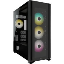Corsair iCUE 7000X RGB Tempered Glass Számítógépház - Fekete számítógép ház