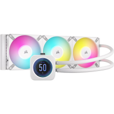 Corsair iCUE H150i ELITE LCD XT Display Liquid CPU Cooler White hűtés