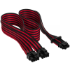 Corsair Premium Individually Sleeved 12+4pin PCIe Gen 5 12VHPWR 600W Type 4 fekete-piros