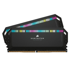 Corsair RAM Dominator Platinum RGB - 64 GB (2 x 32 GB Kit) - DDR5-6000 DIMM CL30 (CMT64GX5M2B6000C30) memória (ram)