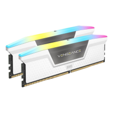 Corsair RAM Vengeance RGB - 32 GB (2 x 16 GB Kit) - DDR5 6400 DIMM CL32 (CMH32GX5M2B6400C32W) memória (ram)