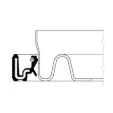 CORTECO Tömítőgyűrű, főtengely CORTECO 20019549B kormányvezérlő és kiegészítői
