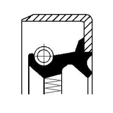 CORTECO tömítőgyűrű, kerékagy CORTECO 12016929B autóalkatrész