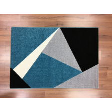 CORTINATEX Barcelona 198 kék geometriai mintás szőnyeg 160x230 cm lakástextília