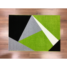 CORTINATEX Barcelona 198 zöld geometriai mintás szőnyeg 120x170 cm lakástextília