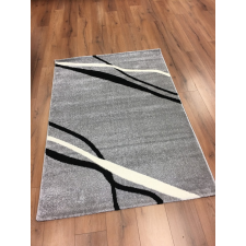 CORTINATEX Barcelona E741 szürke-fekete szőnyeg 160x230 cm lakástextília