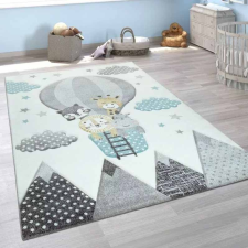 CORTINATEX Broadway gyerekszőnyeg állatok a hőlégballonban, pasztel 200x280 cm lakástextília