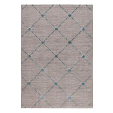CORTINATEX Lara 702 kék modern rombusz mintás szőnyeg 120x170 cm lakástextília