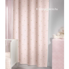CORTINATEX SC Függöny rózsaszín kiscsillagos 160x250 cm lakástextília