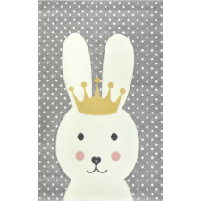 CORTINATEX Smart Kids 22414 grey - Nyuszis szürke gyerekszőnyeg 160x230 cm lakástextília