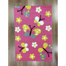 CORTINATEX Trendy Kids Pink pillangós D237A szőnyeg 120x170 cm lakástextília