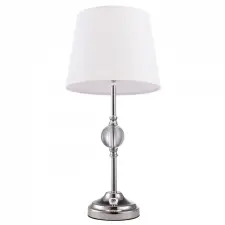 Cosmolight glamour klasszikus asztali lámpa monaco fehér króm cost01230ch-wh világítás