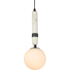 Cosmolight glamour modern függeszték la spezia fehér fekete cosp01336bk