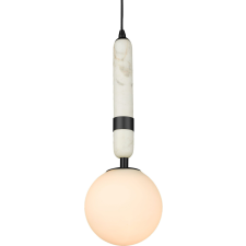 Cosmolight glamour modern függeszték la spezia fehér fekete cosp01336bk világítás