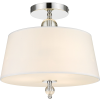 Cosmolight glamour modern mennyezeti lámpa cancun fehér króm cosc03957ch-wh