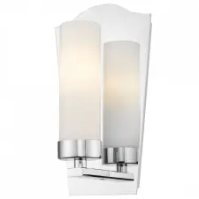Cosmolight modern fali lámpa dublin fehér króm cosw01155ch világítás
