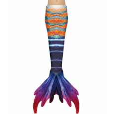  Costum de baie Sirena, Bleu, Orange, 130 cm