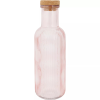 Cosy & Trendy Raya üvegpalack parafadugóval, űrtartalom: 1,00 liter, magasság: 275 mm, ø: 90 mm, rózsaszín