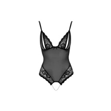Cottelli - csipkés, gyöngyös nyitott body  Méret: XL vibrátorok