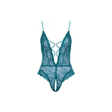 Cottelli - fűzős csipkés, nyitott body  Méret: M vibrátorok