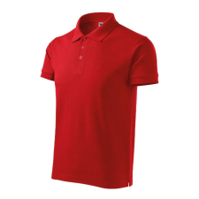 Cotton Heavy galléros póló férfi piros 3XL férfi póló